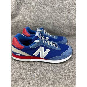 ✅Mens 9.5 2E New Balance 515 Sneakers Blue/Red Lightweight Running/Walking Shoes